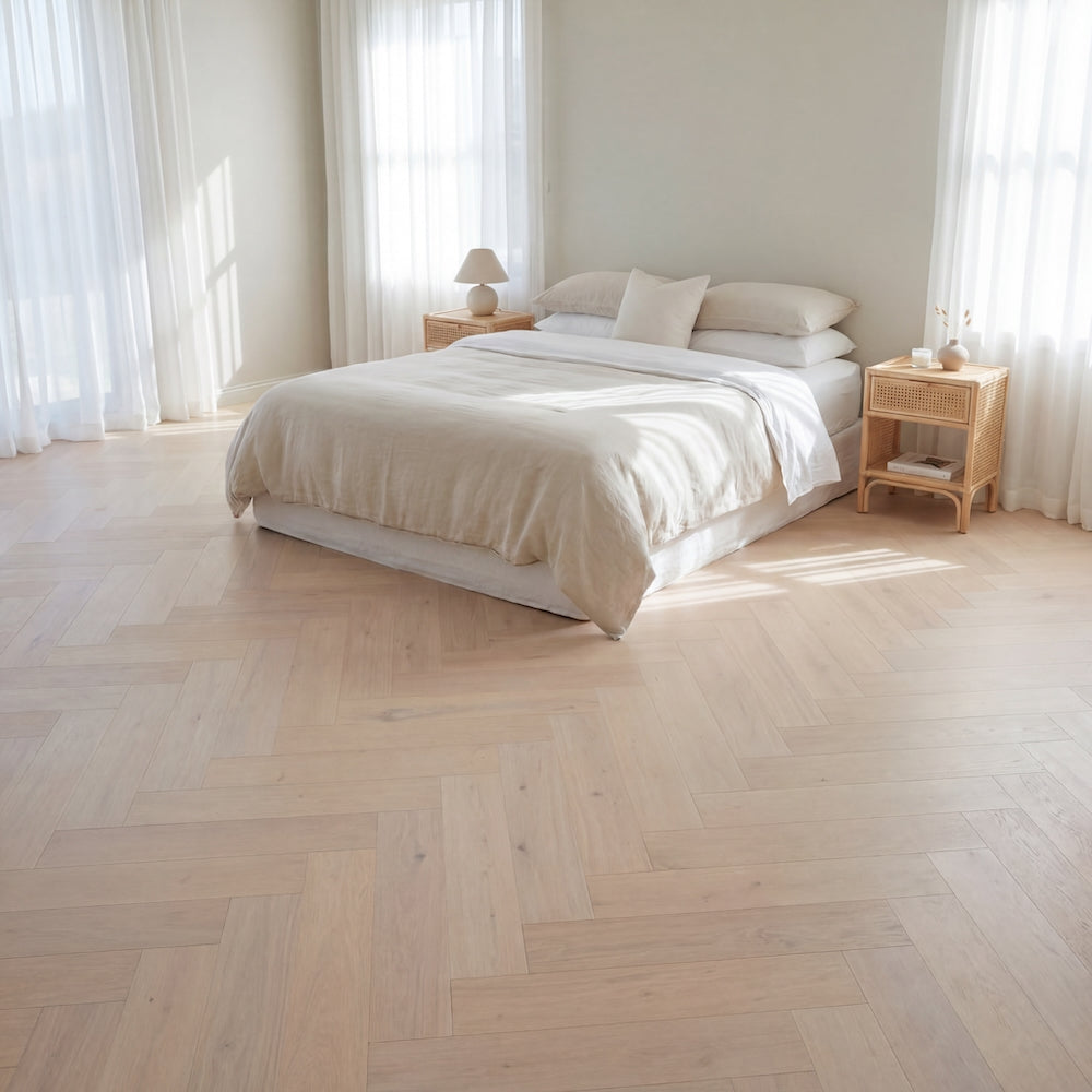 Natura Herringbone Pinot Oak Engineered Wood Flooring 15/4mm