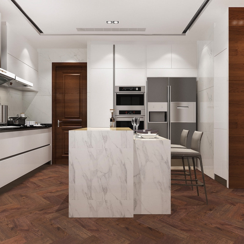 Natura Herringbone Amarone Oak Engineered Flooring 15/4mm