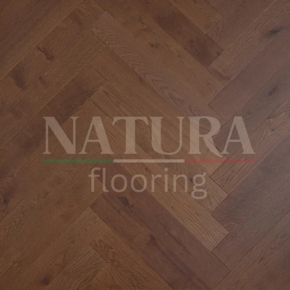 Natura Herringbone Amarone Oak Engineered Wood Flooring 15/4mm