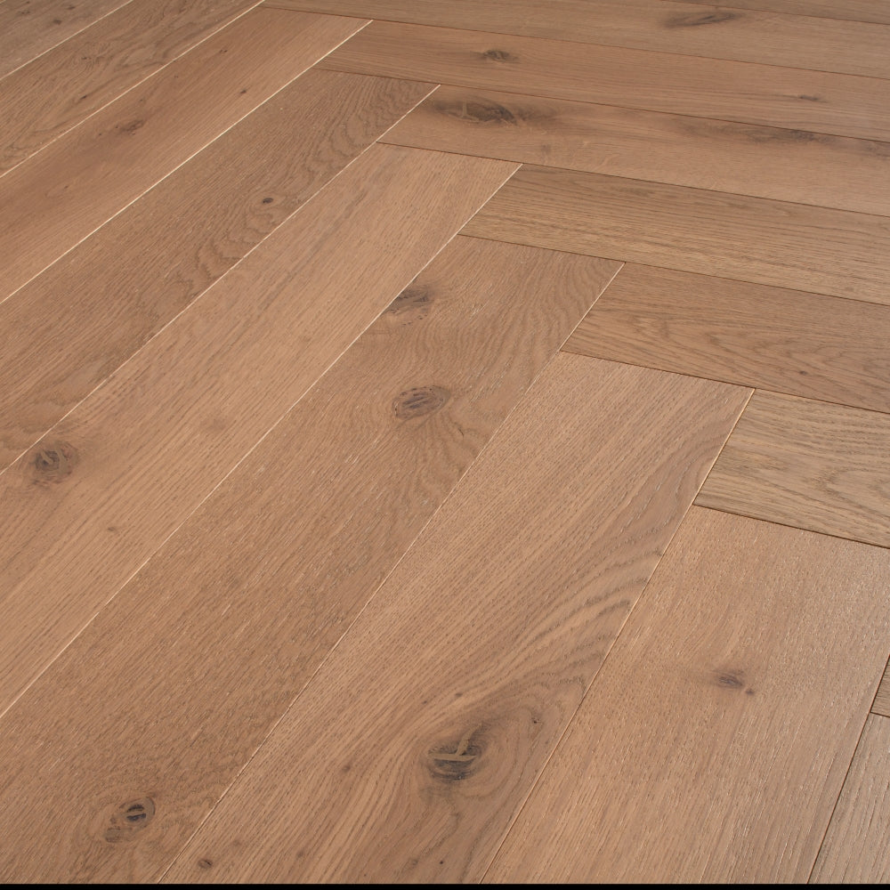 Natura Herringbone Pinot Oak Engineered Flooring 15-4mm