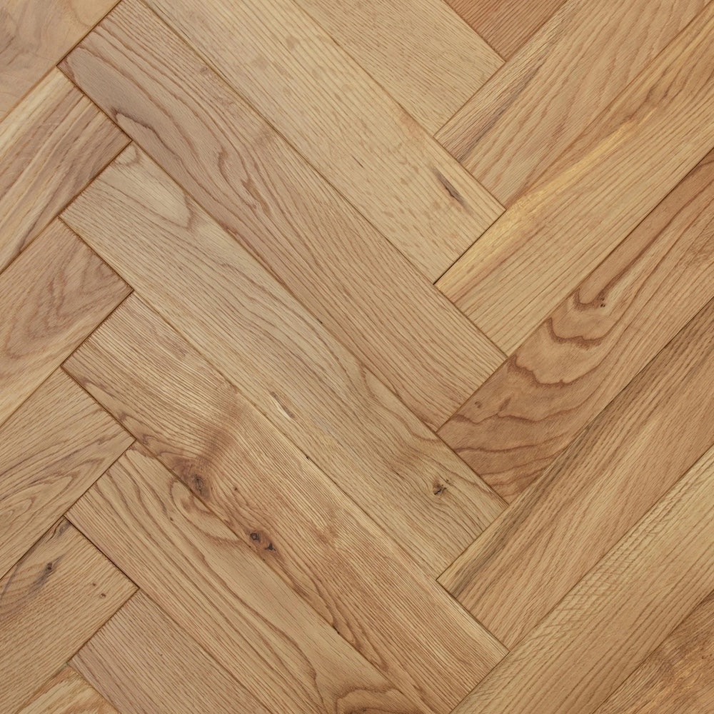 Natura Herringbone Solid Oak Flooring 20mm