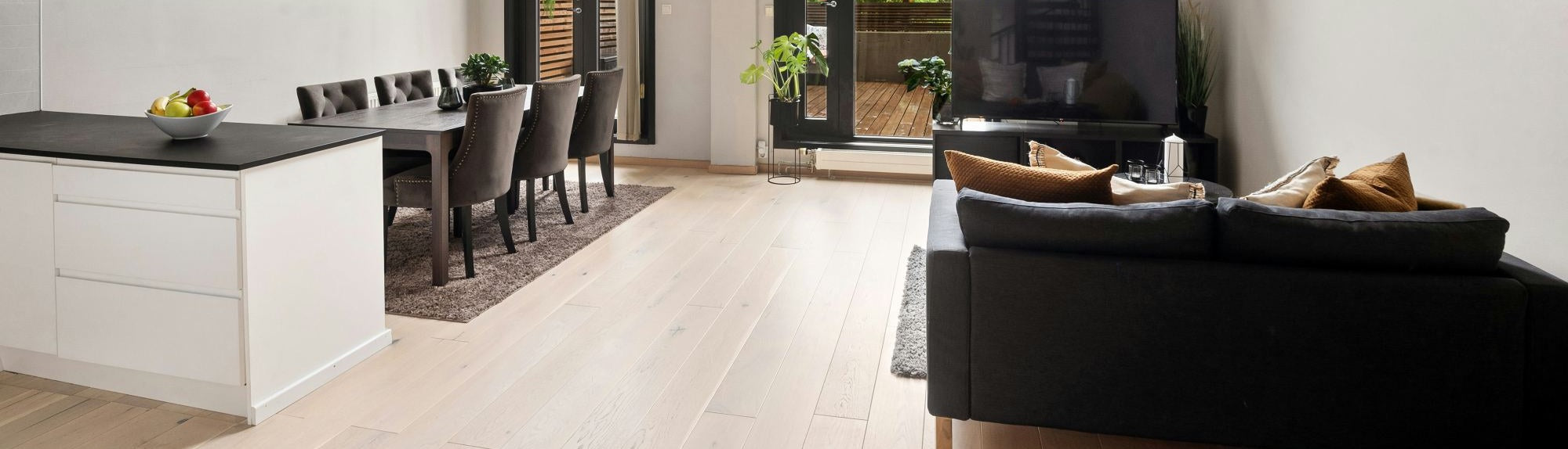 Straight Plank Wood Flooring
