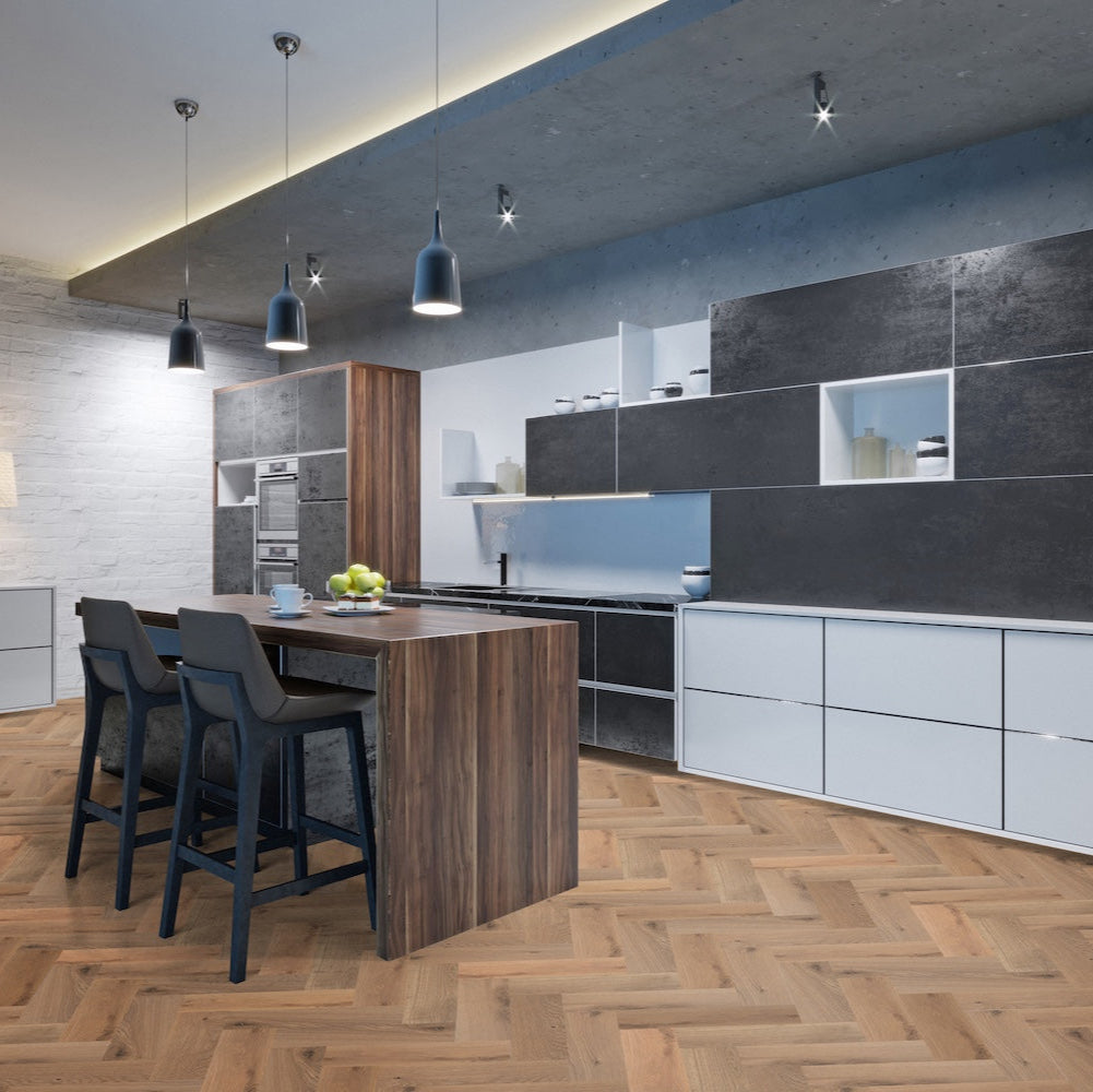Natura Herringbone Pinot Oak Engineered Flooring 15/4mm