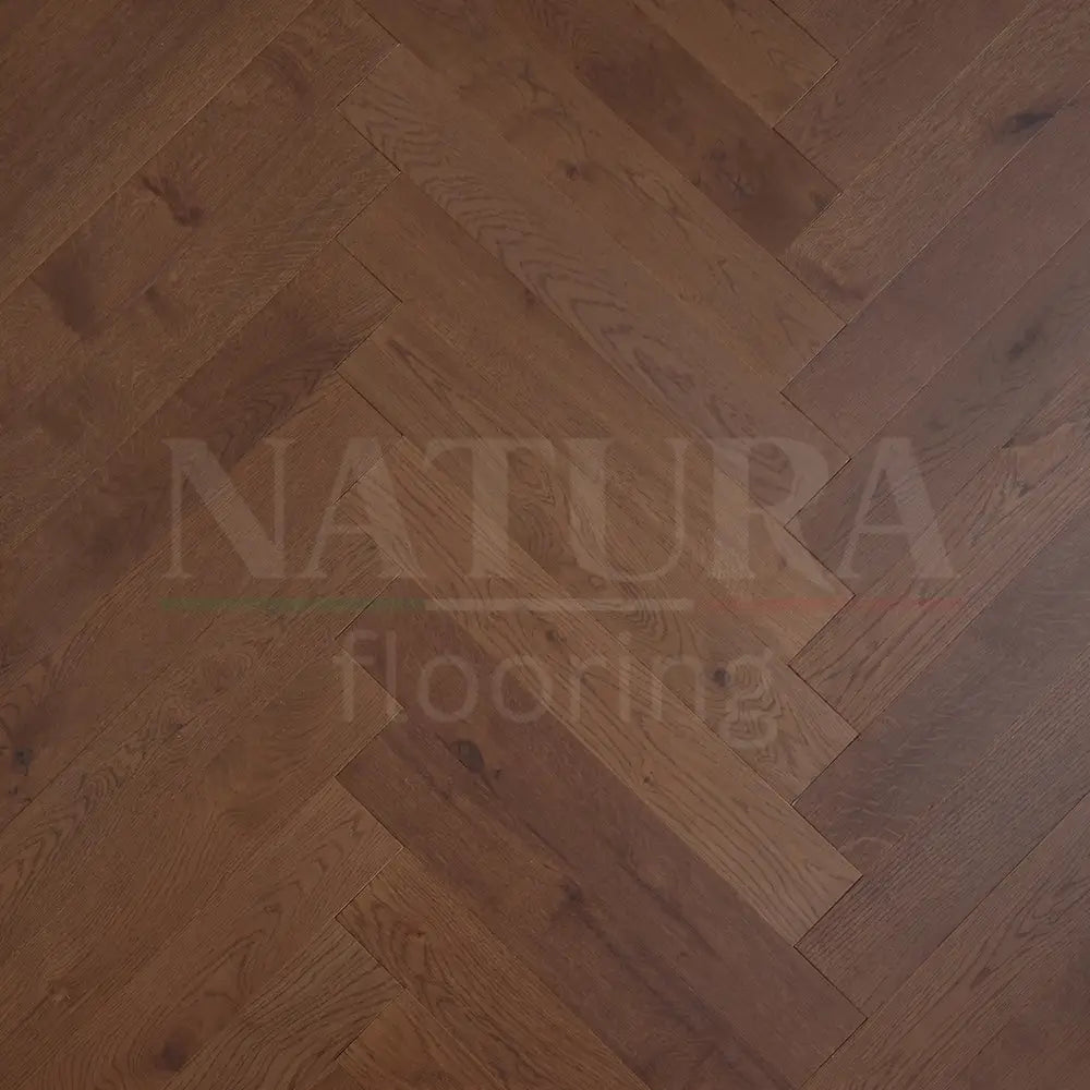 Natura Herringbone Amarone Oak Engineered Wood Flooring 15/4mm