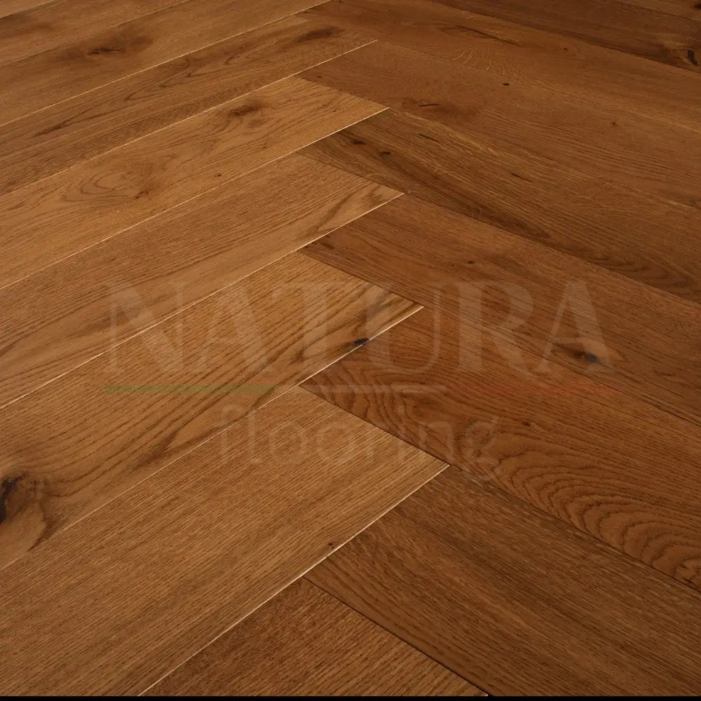 Natura Herringbone Golden Oak Engineered Flooring 15/4mm