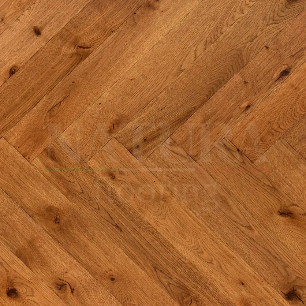 Natura Herringbone Golden Oak Engineered Flooring 15/4mm