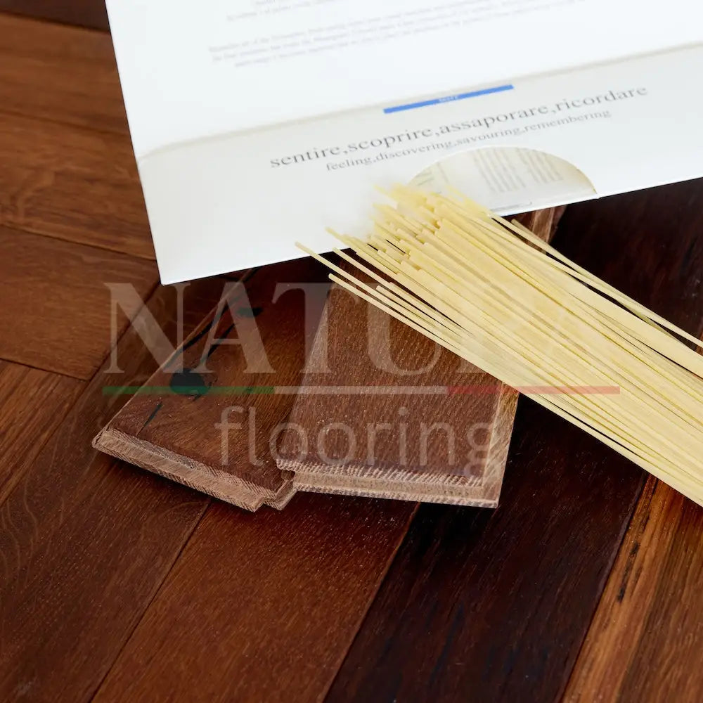 Natura Herringbone Solid Oak Flooring 18mm